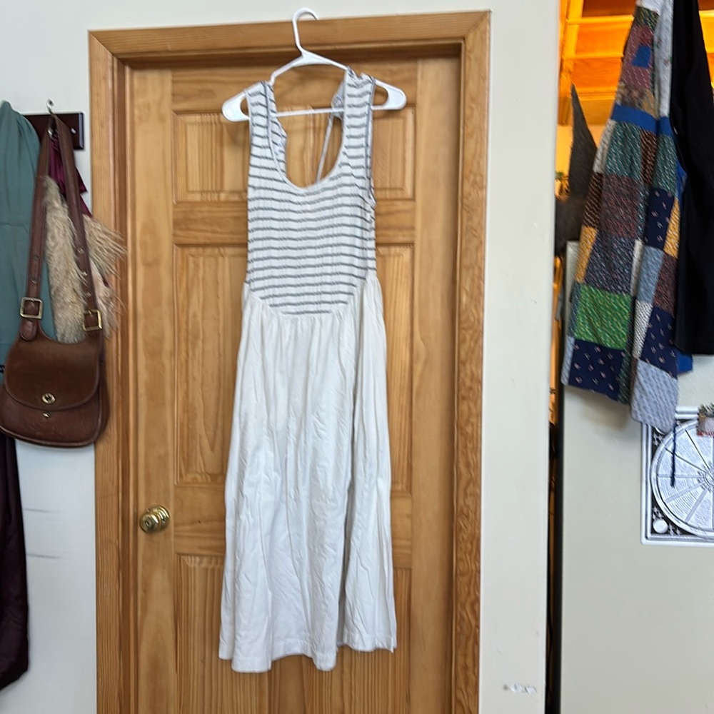 Striped Free People Bardot Dress